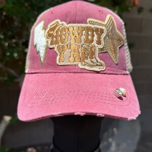 New Custom Maroon 'Howdy Y'all' Trucker Hat